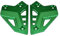 Protecteur de repose-pieds, Paire de CNC en alliage d'aluminium moto repose-pieds repose-pieds protecteur de talon de protection de protection pour Kawasaki Z900 2017 (Vert)