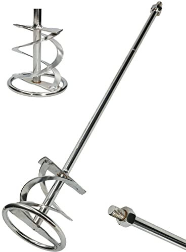 KOTARBAU® Miscelatore per malta a spirale, 100 mm, filettatura M14, per cemento, intonaco, colori, cestello di miscelazione, agitatore a chiocciola, agitatore per vernice, frusta per gesso