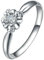 ANAZOZ Solitärringe Gold 750Er Damen, Eheringe für Frauen Echtschmuck mit Labor Diamant 0,026 Karat größe 57 (18.1)