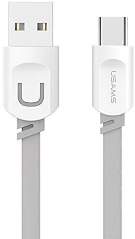 P4Y USB-C Lade- und Datenkabel 2.1A Material: TPE 1m grau US-SJ113
