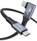 AGFINEST USB4 Cable USB C to USB C Cable Right Angle 100W Fast Charging 40Gbps Data Transfer Cable 90 Degree 8K60Hz Display Compatible with Thunderbolt 3/4 Type C for iPhone 15 Switch(1M)