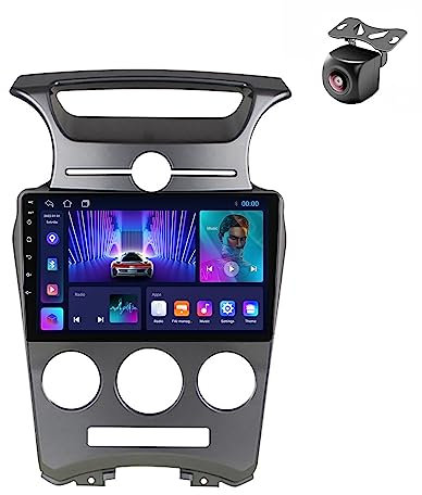 Android 13 Car Radio para Kia Carens Rondo 2006 2007-2012 2 DIN de Coche NAVEGACIÓN con Pantalla Táctil 10 Pulgadas Reproductor Multimedia Autoradio SWC FM QLED Carplay Auto (M100CP 4core 1+32G)