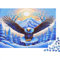 SAFGTXHTR Eagle Wooden Jigsaw Puzzle Waterproof 1000 Piece Colourful Puzzle for Adults Impossible Adults Jigsaw Puzzle Educational Games
