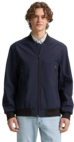 TOM TAILOR Denim Herren Softshell Jacke im Bomber-Style