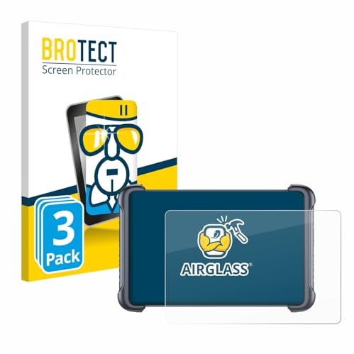 BROTECT Schutzglas für Thinkcar Thinkscan 689BT | 3 Stück Transparenter Displayschutz Made in Germany Schutzfolie Panzer Folie Glas 9H Anti-Fingerprint Einfache Montage Clear