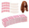 WUSJCOF 30 pièces Bande de colle pour perruque, Extra fort invisible adhésif, ruban adhésif imperméable invisible pour lace front tape, wig tape, lace wig, scotch (7.6 x 2.2 cm, Blanc)