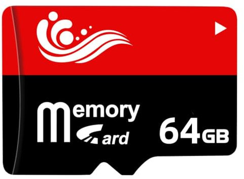 Jpnew Carte SD 64 Go Imperméable Carte Mémoire Portable Carte TF Mini SD Card pour Camera Drone Smartphone Dash Cam