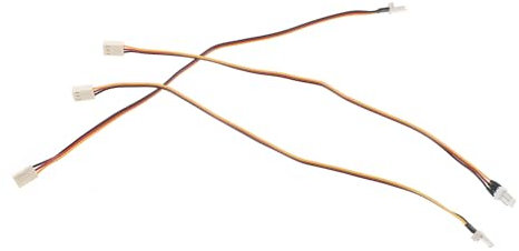 OSALADI 3pcs Pin Cpu Fan Extension Cable Adapter for Pc Cooling System Easy Installation Pin Connector Solves Interface