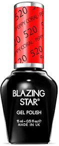 BlazingStar - 520 - Peppy Coral - 15 ml - Soak Off Gel Nail Polish