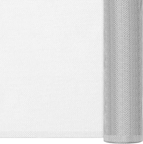 Garten Beeteinfassung Teichzaun Fences Zaun Garten - Fliegengitter Aluminium 80x1000 cm Silbern für Garten Campingplatz Balkon Terasse