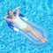 Luftmatratze Pool Hängematte, Aufblasbares Schwimmbett, Schwebende Luftmatratze mit Mesh, Pool Matratze, Schwimmsessel Hängematte Aufblasbare, Pool Hängematte, Für Strand, See & Garten