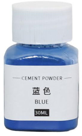 Iron Oxide Powder – Cement Color Pigment, Concrete Dye | 30ml Tint Colorant for Stucco, Grout, and Mortar Mix, Artistic Color Powder for Clay Molding, Wall Repair, and Decorative Cement Crafting
