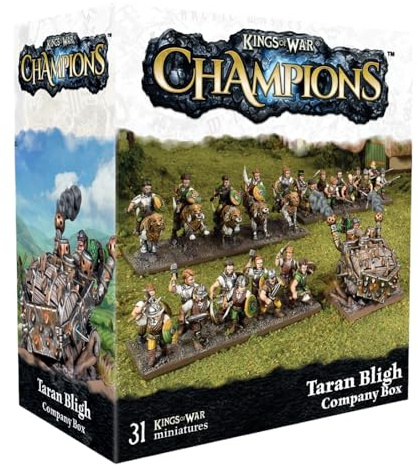 mantic Games | Kings of War Champions Taran Bligh Company Box | Fantasy Miniatures Company Starter | Army Expansion Set