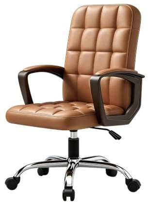 Future Warrior Ergonomischer Bürostuhl, Lendenwirbelstütze, höhenverstellbarer Chefsessel, Drehstuhl, Netzstuhl (Khaki, M)