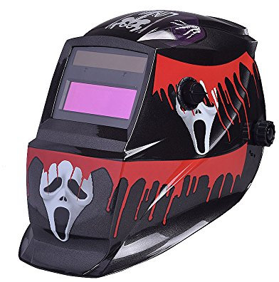 NUZAMAS Automatik Schweißhelm Solar Welding Helmet Schweißmaske Schweißschirm Schweißschild Shade-Reihe DIN4/9-13 UV/IV Schutz DIN16