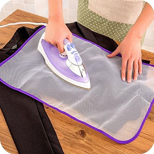 EQLEF Ironing Pads Protective Ironing Cloth Heat Resistant Mesh Ironing Mat Pressing Cloth Scorch Insulation Protective Guard Mat Random Color 60 * 40cm/23.62 * 15.74in (5 Pcs)