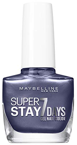 Maybelline New York Super Stay 7 Days Nail Polish Urban Steel 909 Pack of 3 x 10 ml