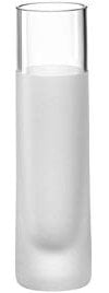LEONARDO HOME 018632 NOVARA Vase 16,4 cm, Glas, Satinierte Oberfläche