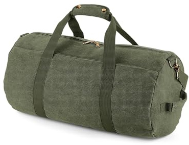 BagBase BG655 Vintage Canvas Barrel Bag