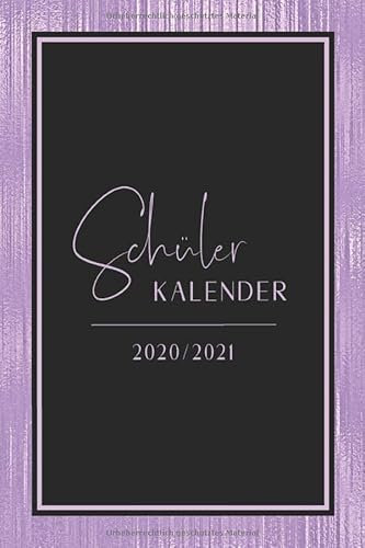 Schülerkalender • 2020/2021: Schülerplaner 2020 2021 • Juli 2020 bis Juli 2021 • Schulplaner für Schüler • 1 Woche 2 Seiten • Schulkalender mit ... Hausaufgaben und Notizen • Kontaktliste