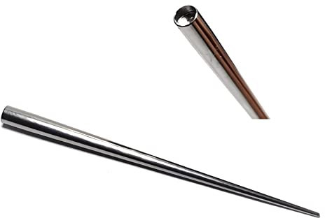 NewkeepsR Stahl 1 Stücke-3,0mm Kegel Einführstift für Stretching Kit Stretcher, Ohrloch Dehnen Body Piercing Dehnstab Assistant Tool