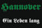 U24 Aufkleber Hannover EIN Leben lang Flagge Fahne 8 x 5 cm Autoaufkleber Sticker