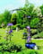 Garden Mile Arche de tonnelle de Jardin Robuste avec Cadre en Acier, Panneaux résistants aux intempéries pour Plantes grimpantes d'intérieur et d'extérieur (8ft)