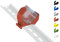 Hutschienenhalter/Adapter Mini für Shelly Plus/Gen3 DIN Rail bracket (35mm) (Rot (Prime))