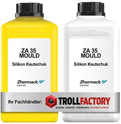 Zhermack Silikon ZA 35 Mould gelb Abformsilikon mittelhart 1:1 10kg