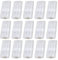 Minsily 20 Stück 15 ml Leere Deo-Behälter zum Aufdrehen von Füllstäben,Leere Lippenbalsam-Tuben, Deo Behälter Leer, Ovale Lippenstift Tubes Lippenbalsam Behälter Deo-Behälter DIY Buntstift, Chapstick