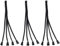 Aypzuke 3 Pack PWM Fan Splitte Cable Computer Fan Splitter Cable, PC Fan Splitter Cable 1 to 4 (4 Pin+3 Pin)