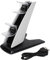 ciciglow Ladestation für PS5-Controller, Ladestation für Kabellose Controller mit Zwei Anschlüssen, Schnellladeadapter mit LED-Licht und Stromkreisschutz(Weiß)
