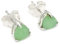 Goyal Jewels Chrysopras Edelstein Massiv 925 Sterling Silber Ohrstecker Handgemachter Schmuck GTER251