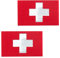2 Stück IR Reflektierende Medic Patches - Taktische Militär-Patches, Infrarot IR EMS EMT MED Medizinisches Rotes Kreuz Moral Klettverschluss Abzeichen Erste-Hilfe