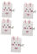 STOBOK 5st Notizbuch Mit Schloss Plüschtagebuch Niedliches Tier-notizbuch A5 Notizbuch Rasterpapier Notizbuch Aus Rasterpapier Notizbuch Schreiben Mädchen Weiß Legierung Zubehör Tasche