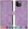 SUANPOT for iPhone 11 Pro Max 6.5 case with [Credit Card Holder][RFID Blocking],PU Leather Flip Book Protective Cover Women Men for apple 11 Pro Max Phone case Lilac Purple