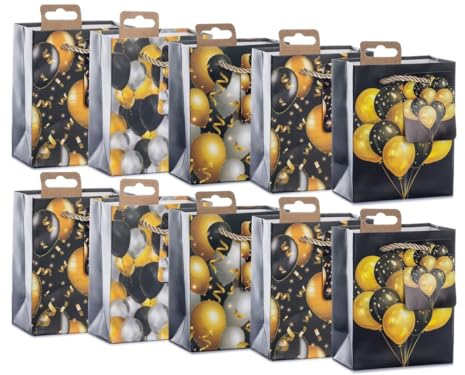 Laro Premium-Line Kleine Geschentaschen Geschenktüten 10-100 Stk Mini Glitter, Anzahl:40, Muster Tüten:Mini Glitter