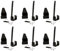 SHABD 6Set Feiertag/Geburtstag/Jahrestag/Werbung Dekoration Garagentor Banner Vinyl Banner Clips Langlebig
