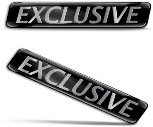 Biomar Labs 2 x 3D Gel Silikon Aufkleber Exclusive Badge Silver Stickers Autoaufkleber Schwarz Auto Motorrad Fahrrad Fenster Tür Laptop KS 23