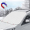 Gelanty Auto Windschutzscheiben Abdeckung, Ultra-Dick Winter Autoabdeckung für EIS und Schnee, Frostschutz Auto Frontscheibe mit Magnet, Schneedecke Geeignet für die meisten Autos