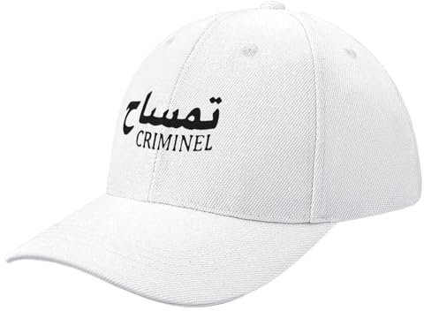 ROBEIUO Baseballmütze Basecap Criminel - Bonez MC Baseball Cap lustige Mütze Westernmütze Luxusmütze Bommel Herren Damen