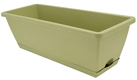 Yardenfun 1 Pc Pot de légumes en Plastique Petites Plantes succulentes vivent Lits de Jardin surélevés Jardiniere Plastique Pot de Fleur Plastique bac à Plantes en résine Pot de Jardin Green