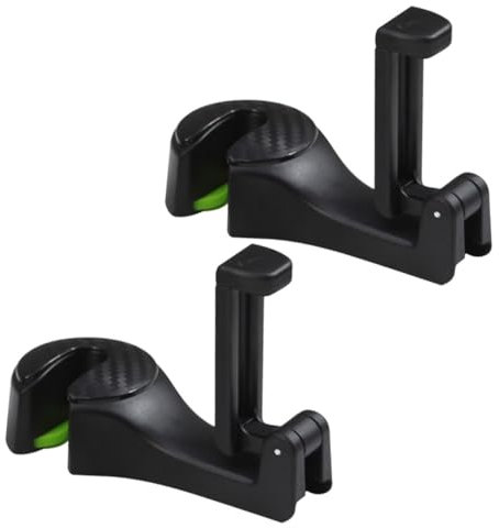 Veemoon 2pezzi Per Poggiatesta Auto Con Telefonico Appendini Per Borse e Shopper Clip Multifunzionali Facile Installazione Design