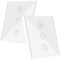 HeuxGir Wlan Rolladenschalter mit Prozentfunktion,Smart Home Rolladensteuerung Timer and Voice Control,Compatible with Alexa/Google Home,Jalousien Rolladensteuerung Benötigt Nullleiter,Pack of 2