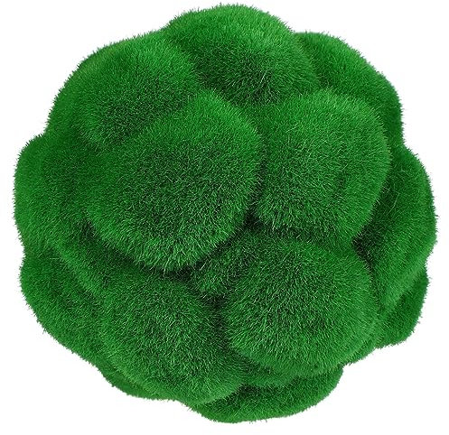 MAGICLULU 1 Stück kreatives Mooskugeldekor Bälle-Wohnkultur künstliche Mooskugeln Kunstmoos für wohnraumdeko gartenhaus zubehör Kunst mooskugel verzierung Hochzeitsdeko zu Hause Green