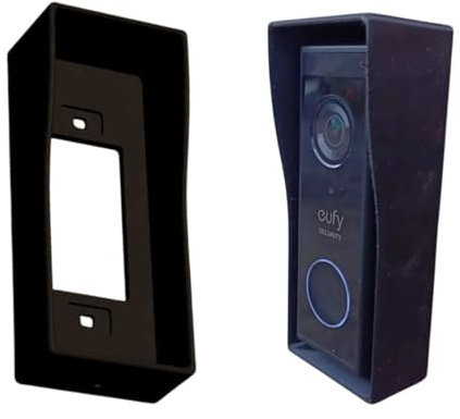 Video Doorbell E340 Cover – Weatherproof Doorbell Protector with Sun Shade & Rain Shield – Outdoor Camera Cover Accessory for E340 Doorbell System
