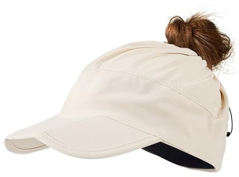 TAGVO Cappello da Baseball Estivo per Donna, Asciugatura Rapida Traspirante Leggera Cappello Visiera, Protezione UV Cappello da Sole a Tesa Pieghevole, Outdoor Berretto Cappello Sportivi per Running