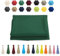 YAVYAV Tela Sombrilla Resistente Y Grueso, 6/8 Varillas Toldo De Recambio Para Sombrilla De Patio, Para Jardín, Playa, Piscina, Mesa De Mercado(Dark green,8ribs: 350cm)