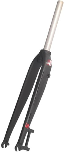 KUNYOS MTB Rigid Fork 26 27.5 29'' Inch Mountain Bike Front Fork Disc Brake 1-1/8'' Straight Tube Fork Ultralight Aluminum Alloy QR 9X100mm,Black,29inch