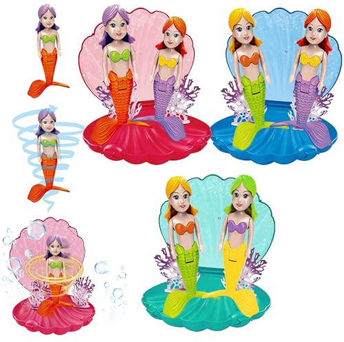 LUKIUP Jeux Piscine, Sirene Jouet, Jouets de Piscine, Jouet de Plongée, pour Baignoire, Piscine, Entraînement de Piscine sous-Marin, Jouets de Natation, Jeu Familial avec Jeux de Groupe